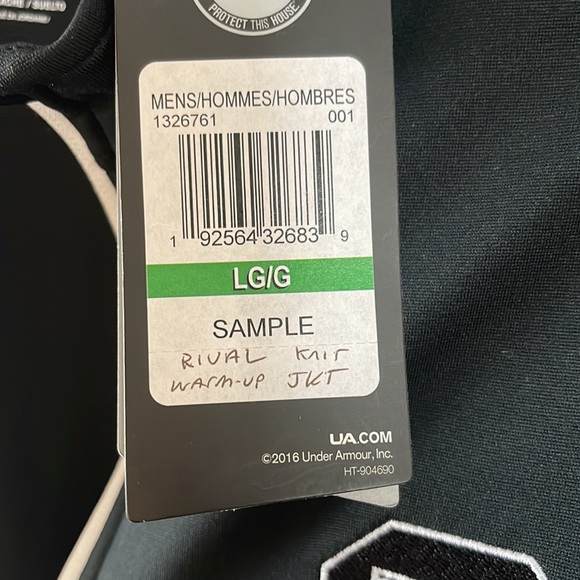 Under Armour Rival Knit warm up Jacket- Large - Picture 4 of 5